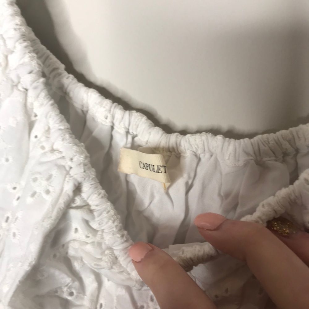 ▪️Capulet x Anthro▪️NWT Eloise Eyelet Mini Dress - Picture 5 of 12